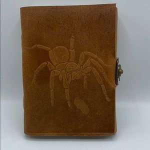 Handmade leather journal